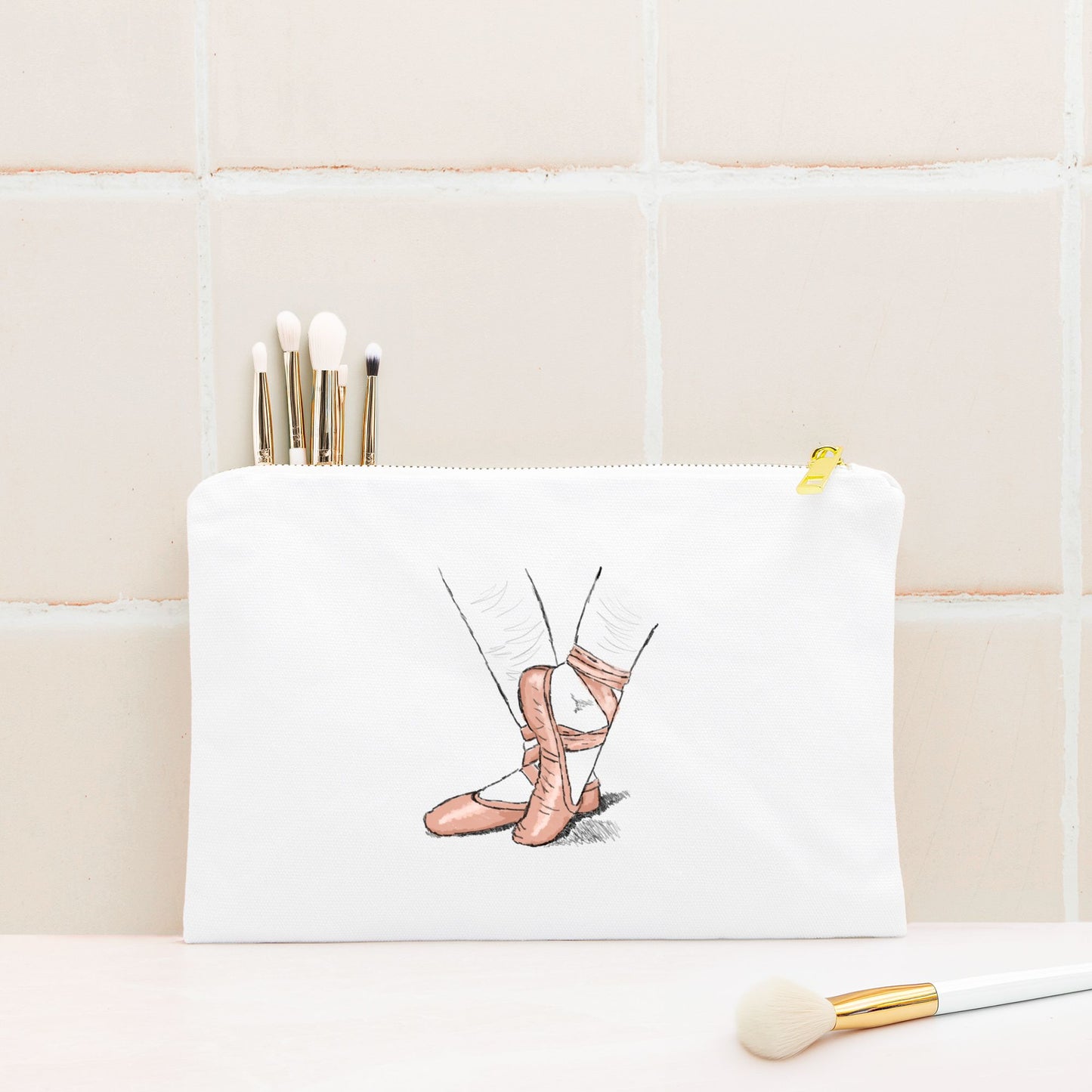 "On Pointe" Cosmetic Bag