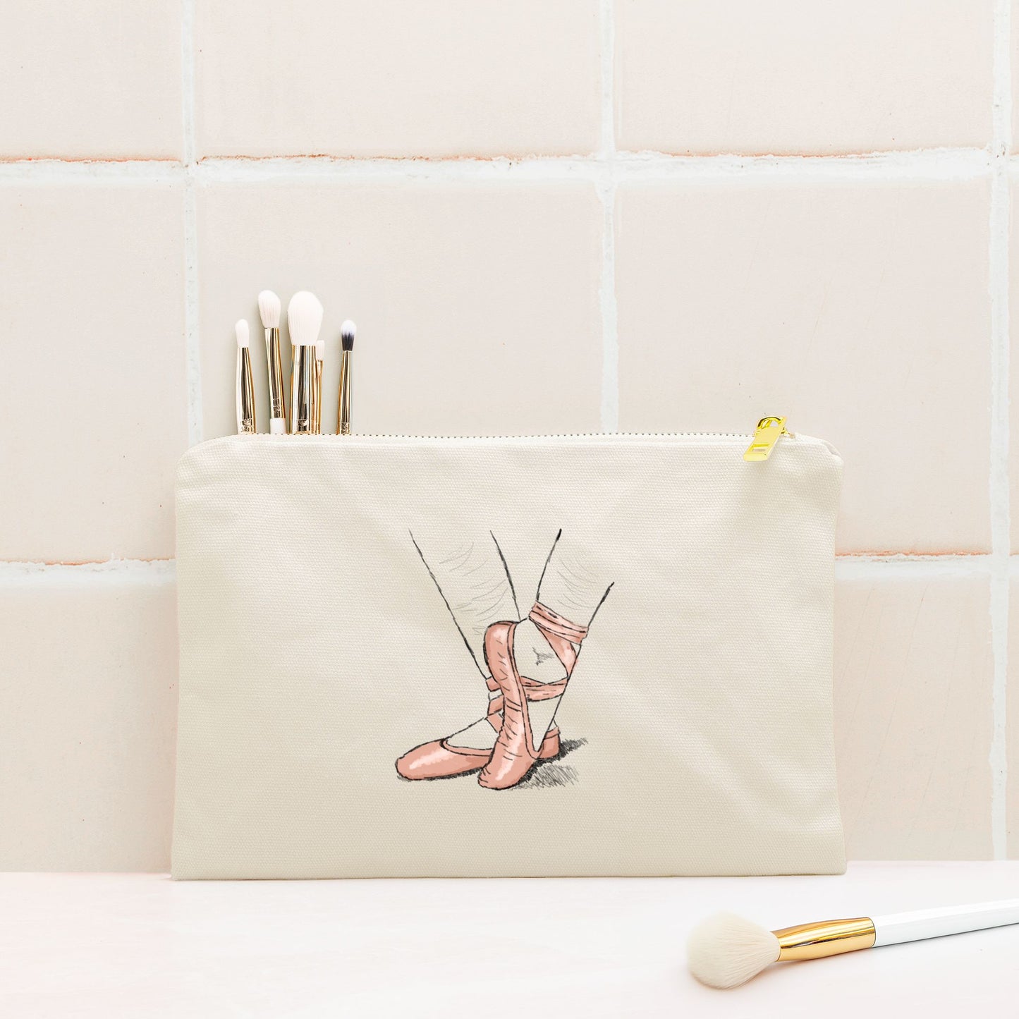 "On Pointe" Cosmetic Bag