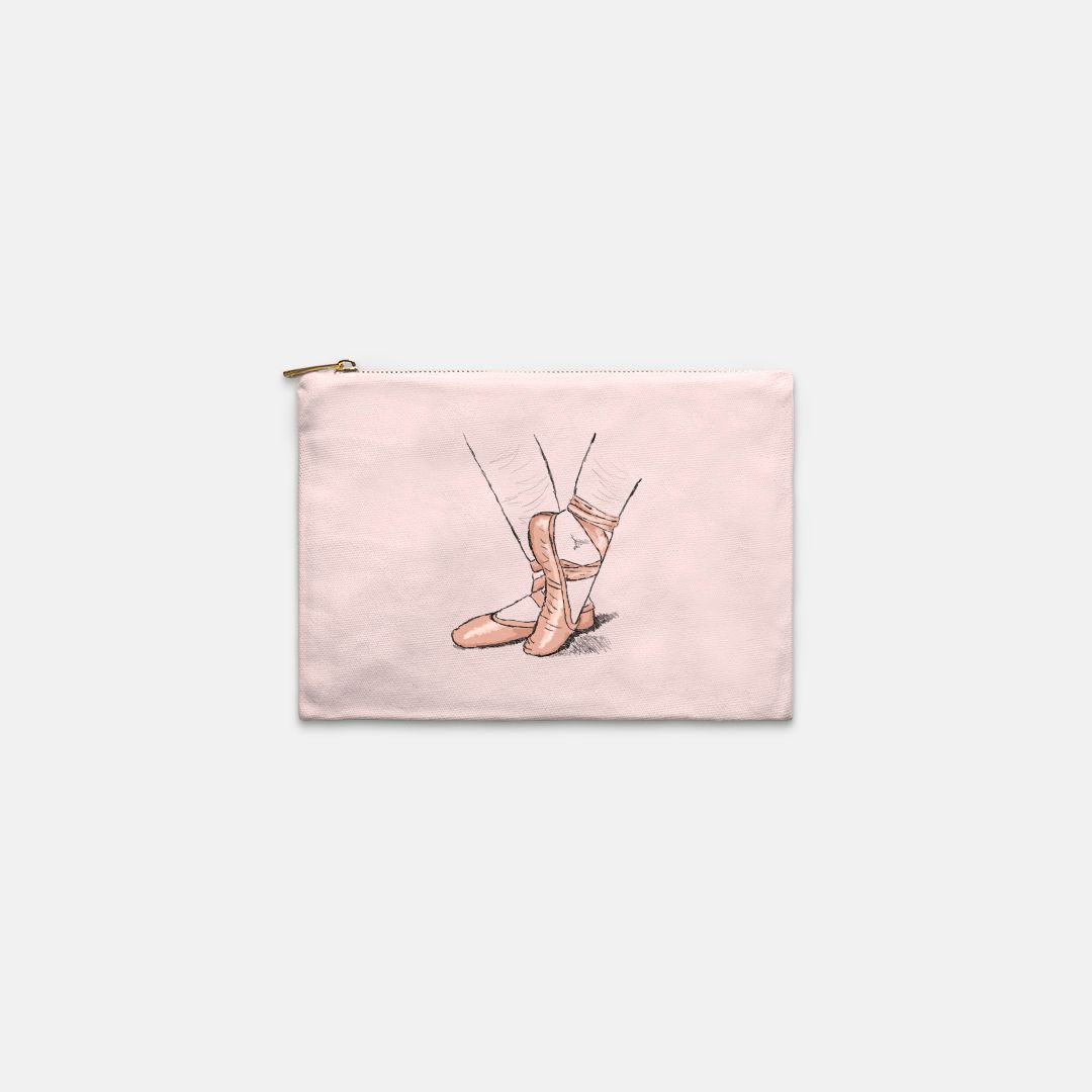 "On Pointe" Cosmetic Bag