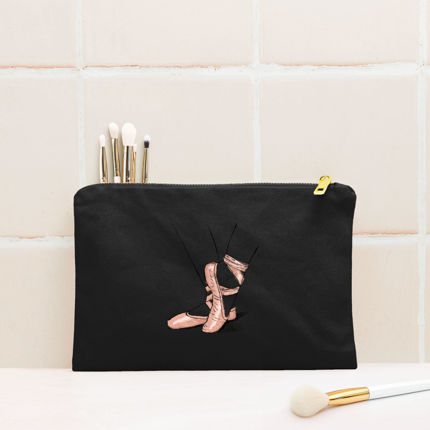 "On Pointe" Cosmetic Bag