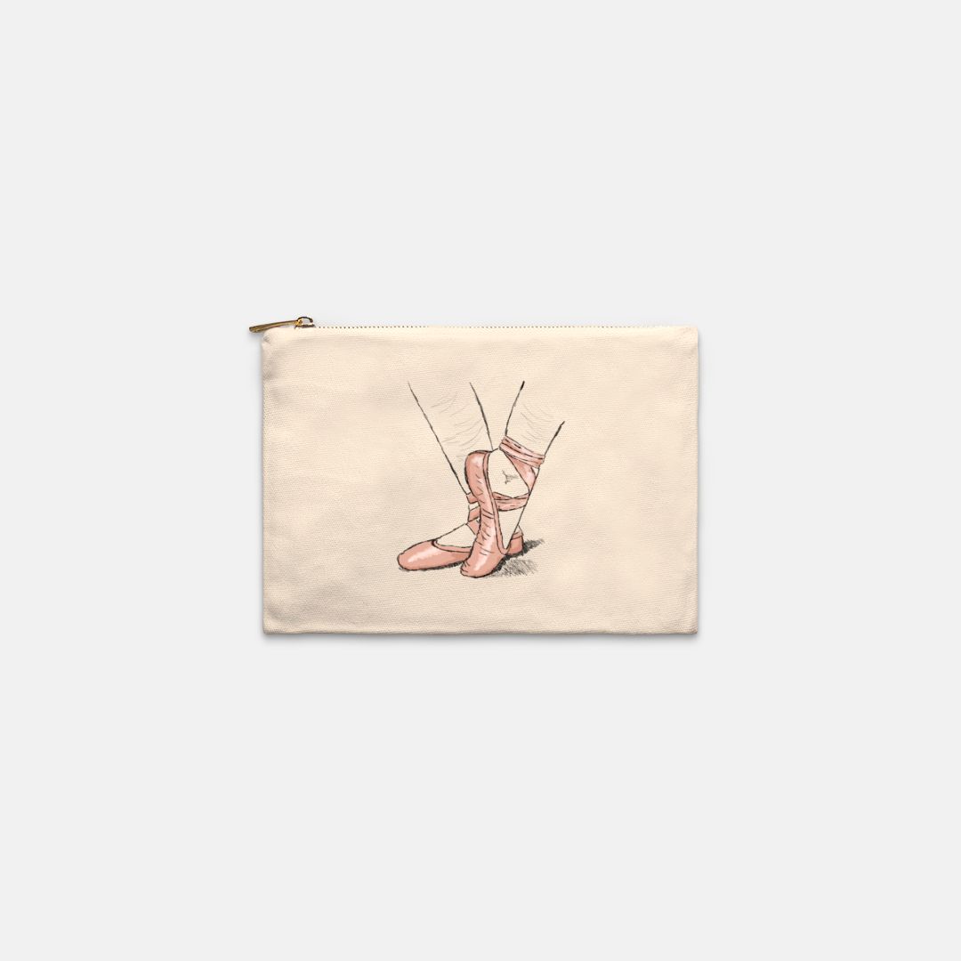 "On Pointe" Cosmetic Bag