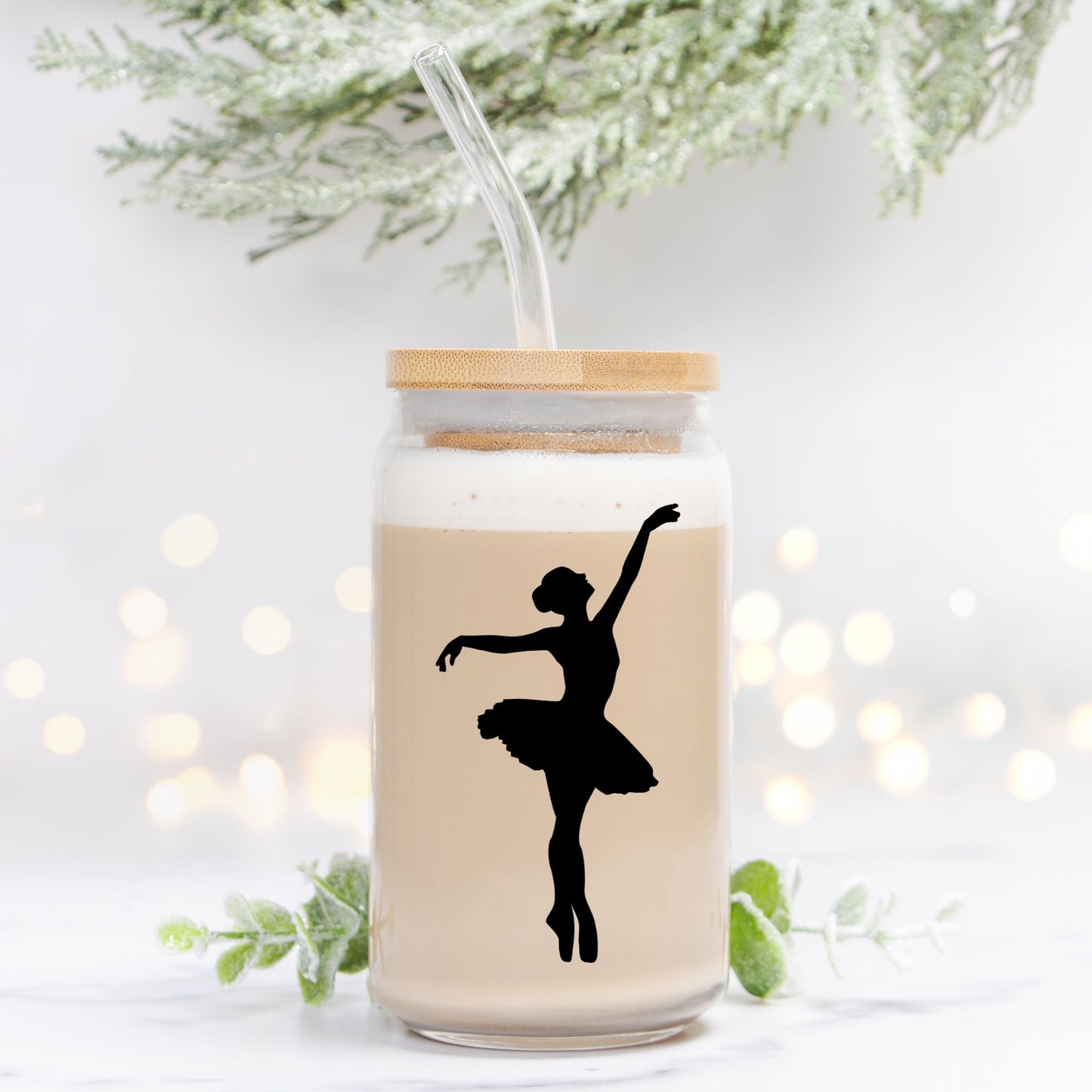 Ballerina Glass Can 16oz